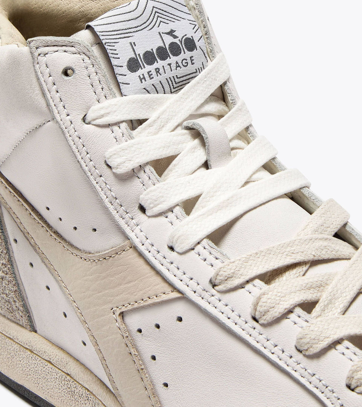 Diadora Prestige High Used White/Moonbeam