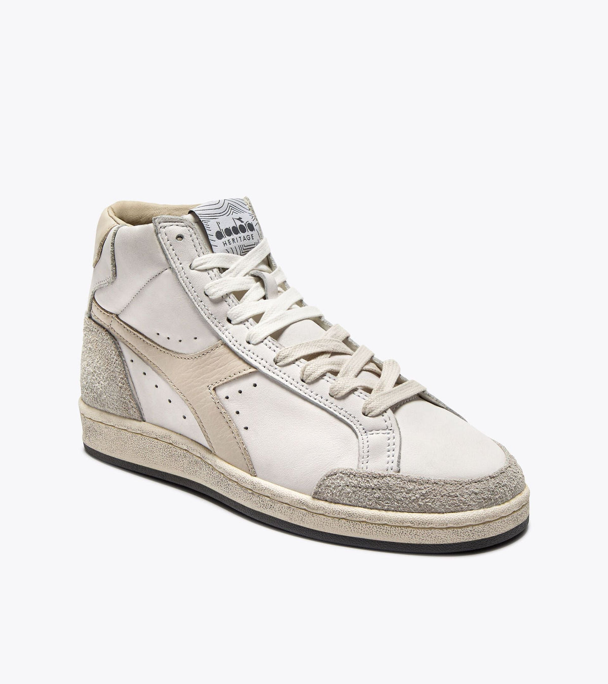 Diadora Prestige High Used White/Moonbeam