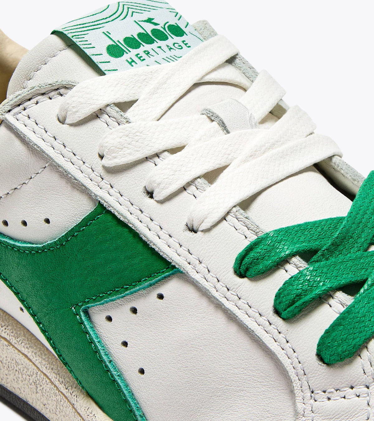 Diadora Prestige Used White/Peas Cream