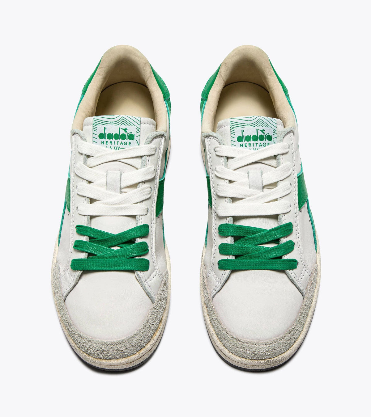 Diadora Prestige Used White/Peas Cream