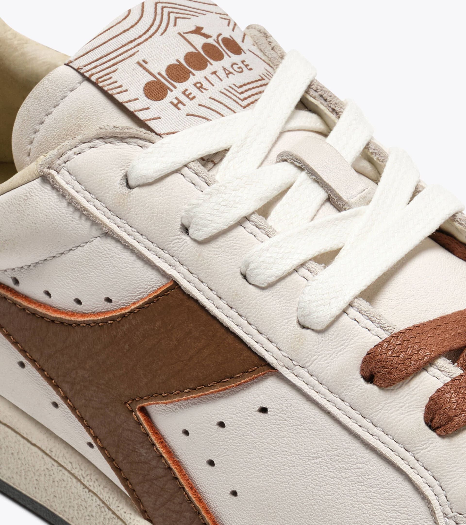 Diadora Prestige Used White/Brown