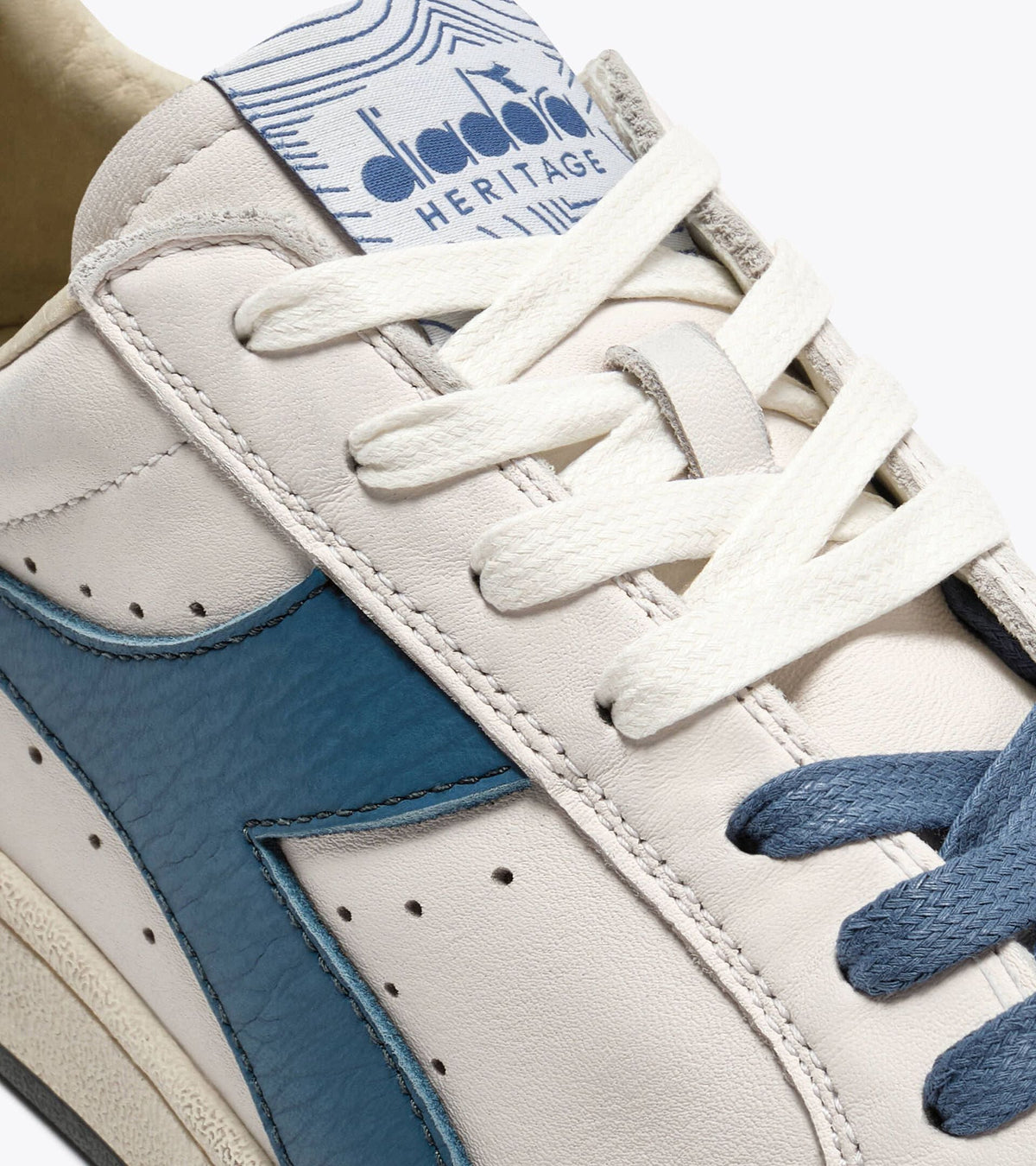 Diadora Prestige Used White/Blue Shadow