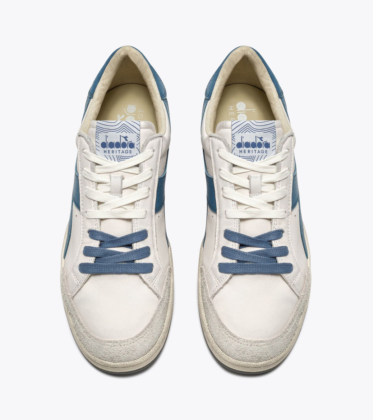 Diadora Prestige Used White/Blue Shadow