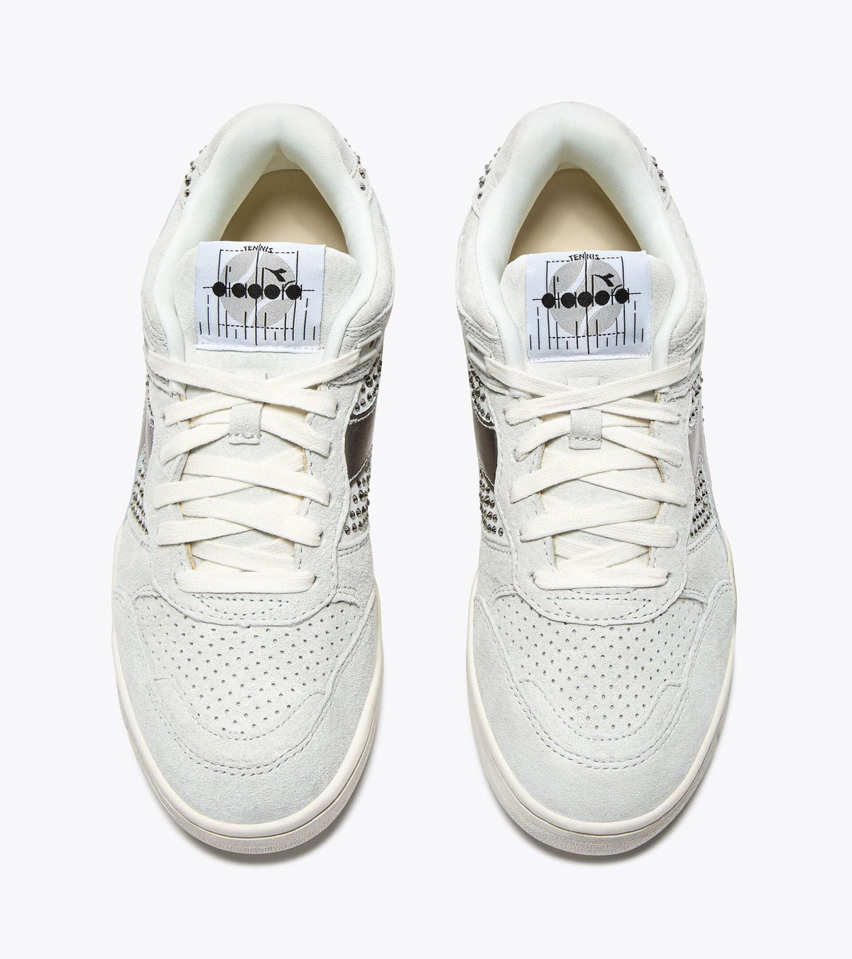 Diadora B.560 Studs Used Wn White