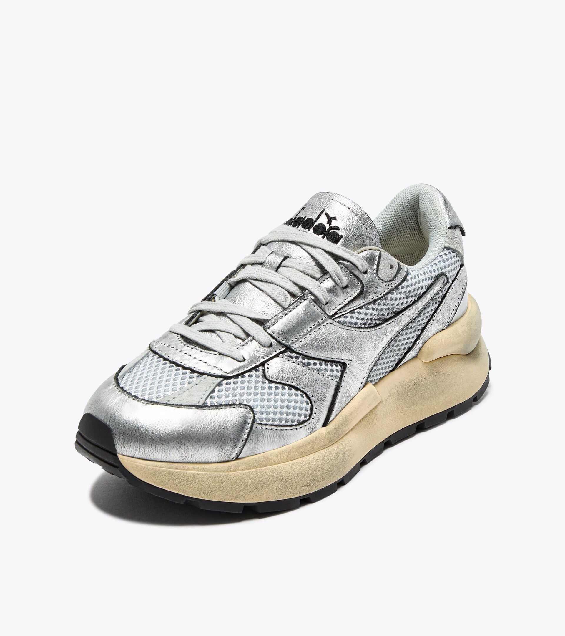 Diadora Mercury Elite Silver Used Wn Silver Metalized