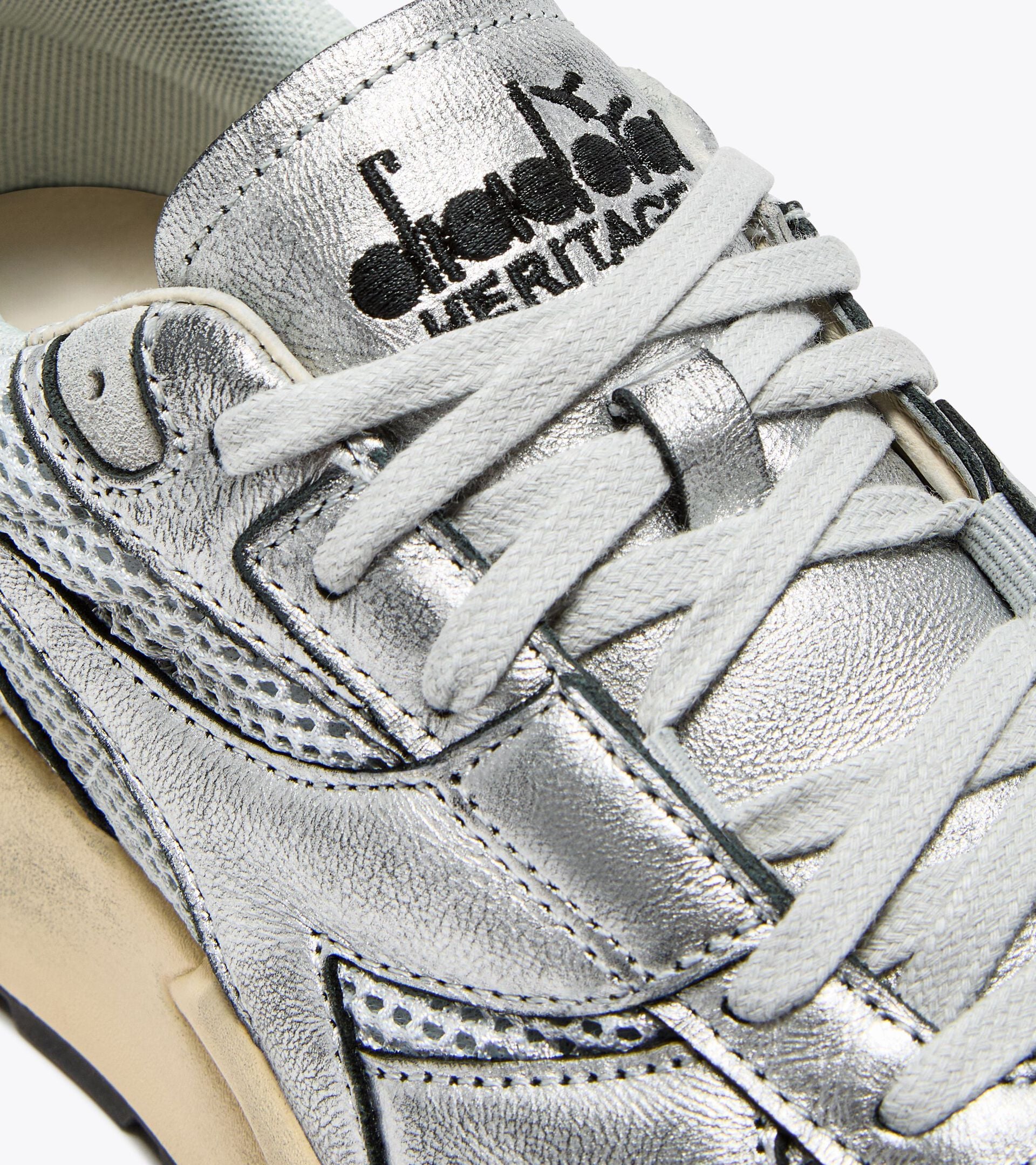 Diadora Mercury Elite Silver Used Wn Silver Metalized