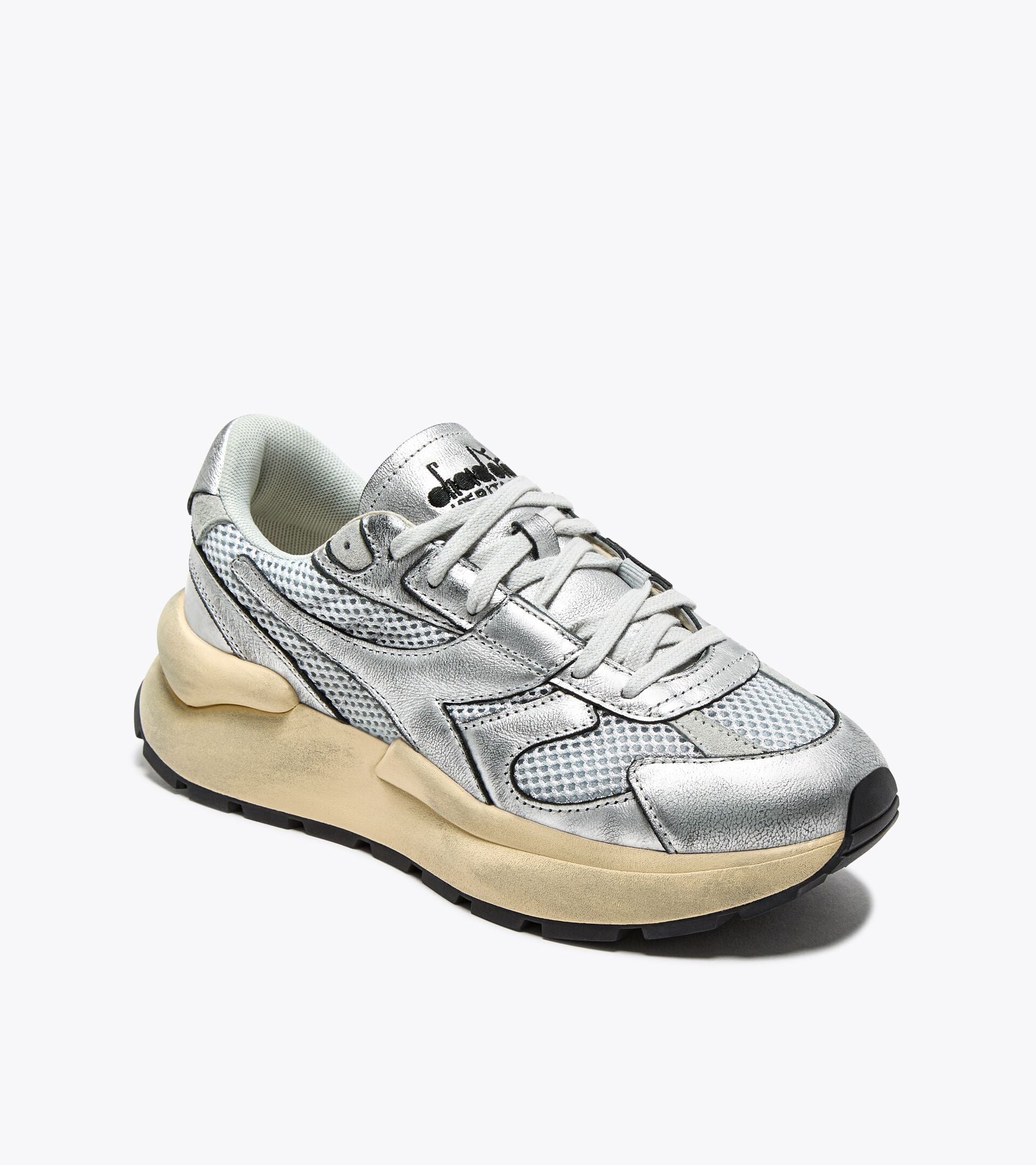 Diadora Mercury Elite Silver Used Wn Silver Metalized