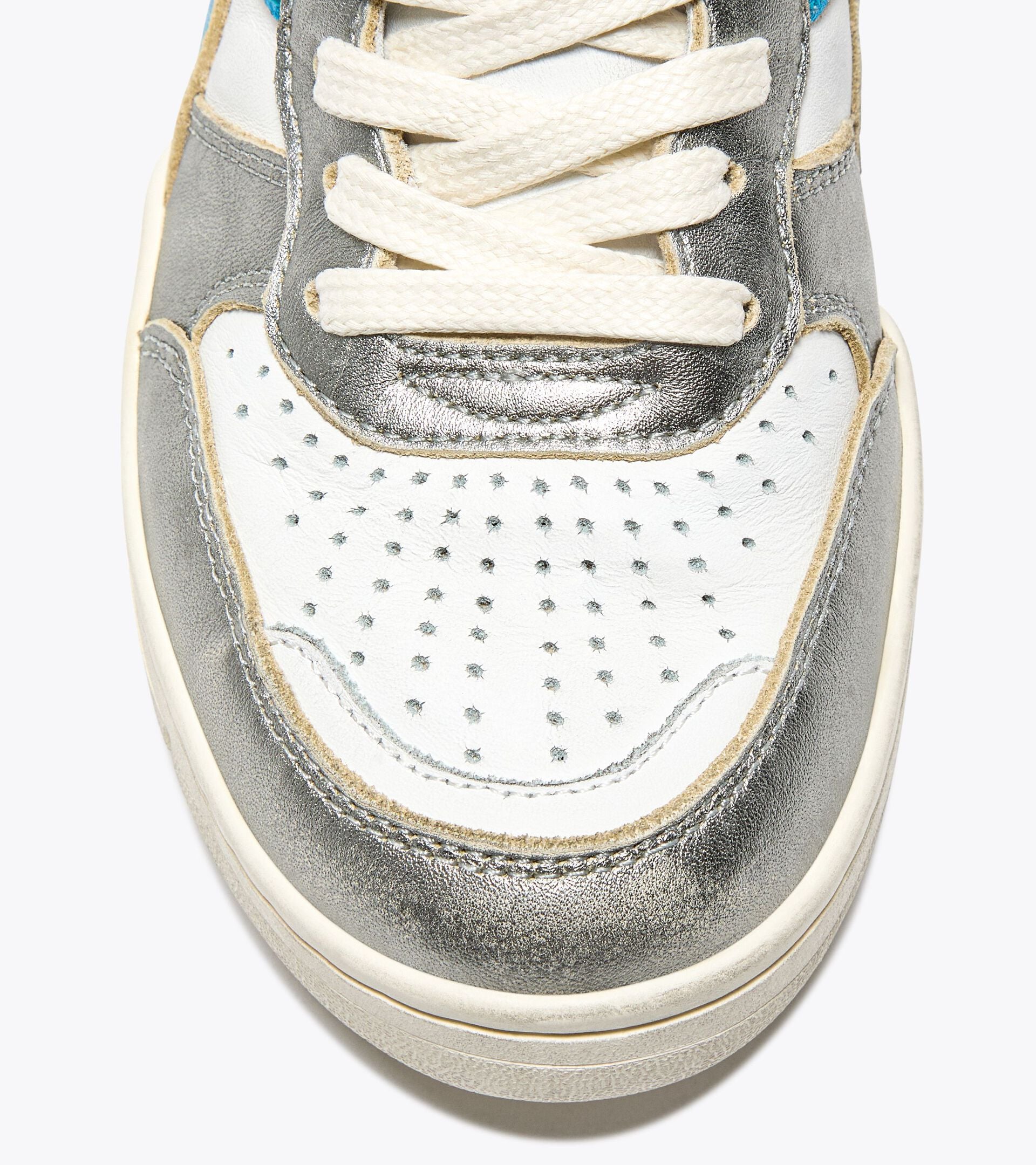 Diadora B.560 Metallic Mix Wn White/Silver/Aquamarine