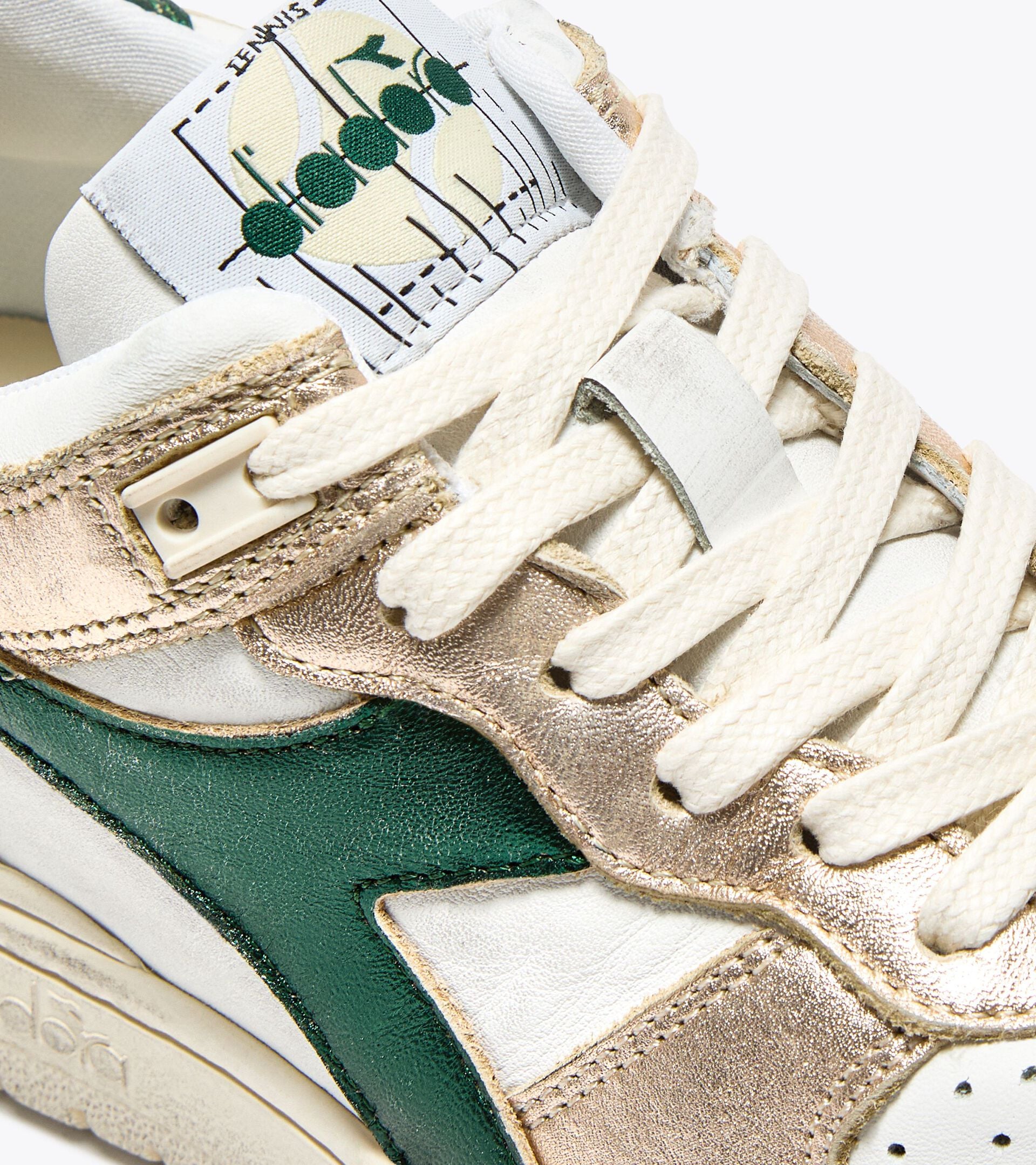 Diadora B.560 Metallic Mix Wn White/Smoke Gray