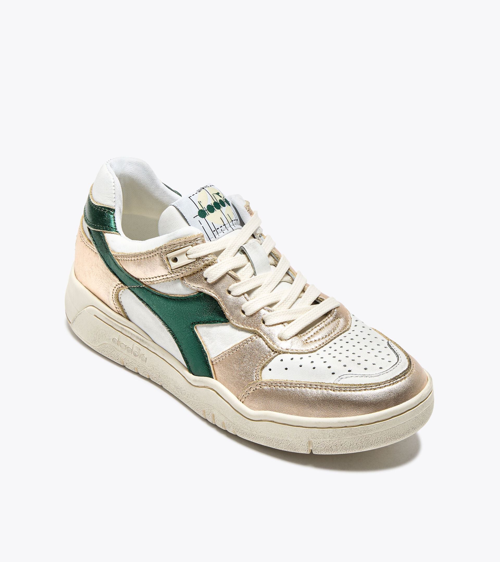 Diadora B.560 Metallic Mix Wn White/Smoke Gray