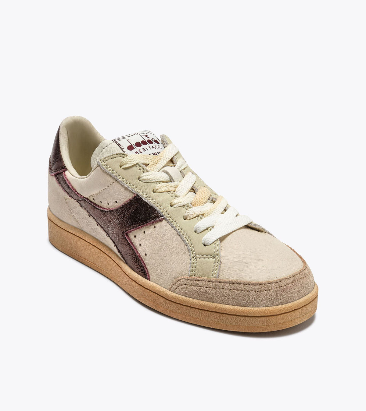 Diadora Prestige Aged Italia Leather Bordeaux