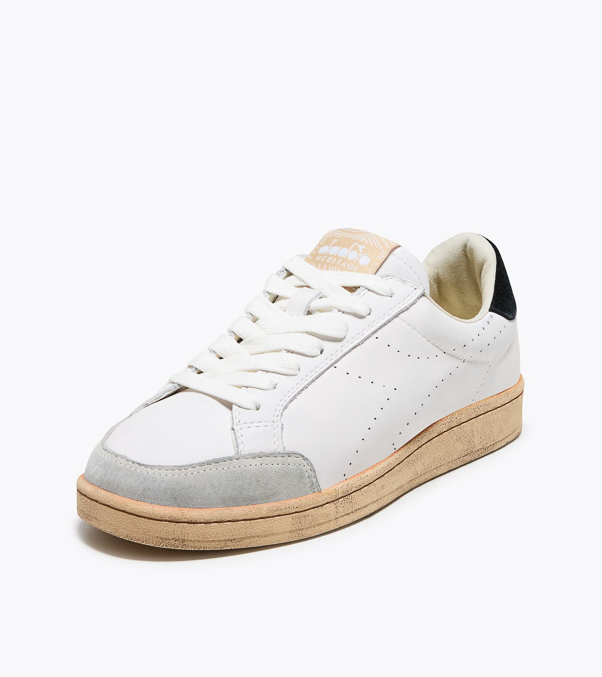 Diadora Prestige Plain Used White/Black