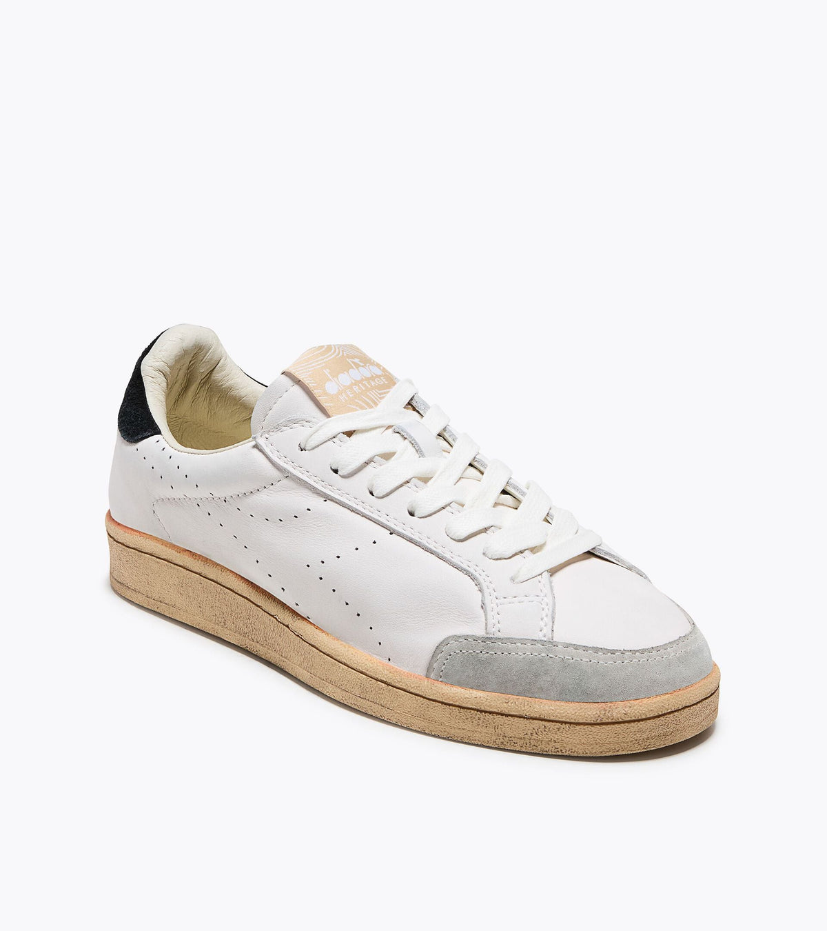 Diadora Prestige Plain Used White/Black