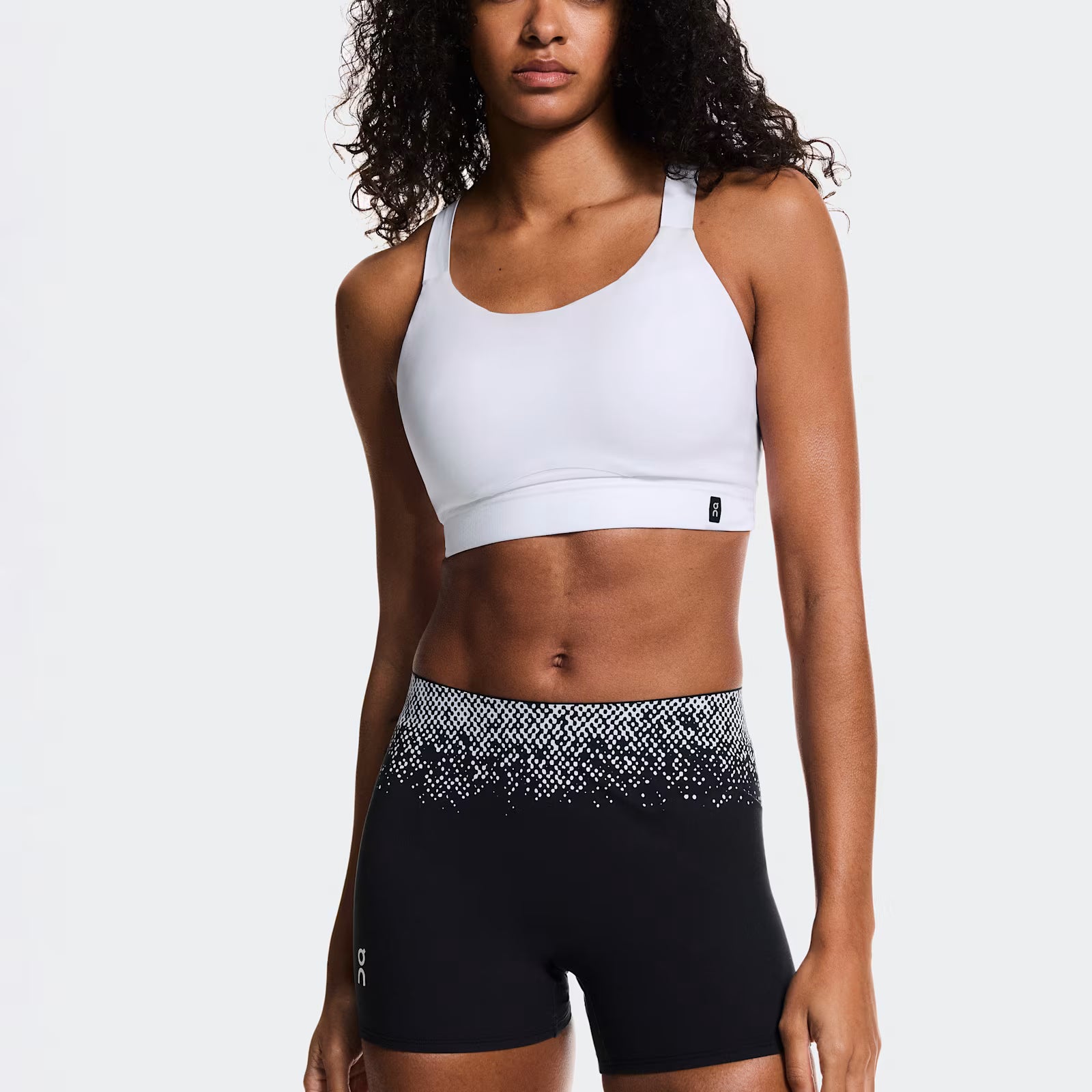 On Zero Short Tights Black | White (Women'S)