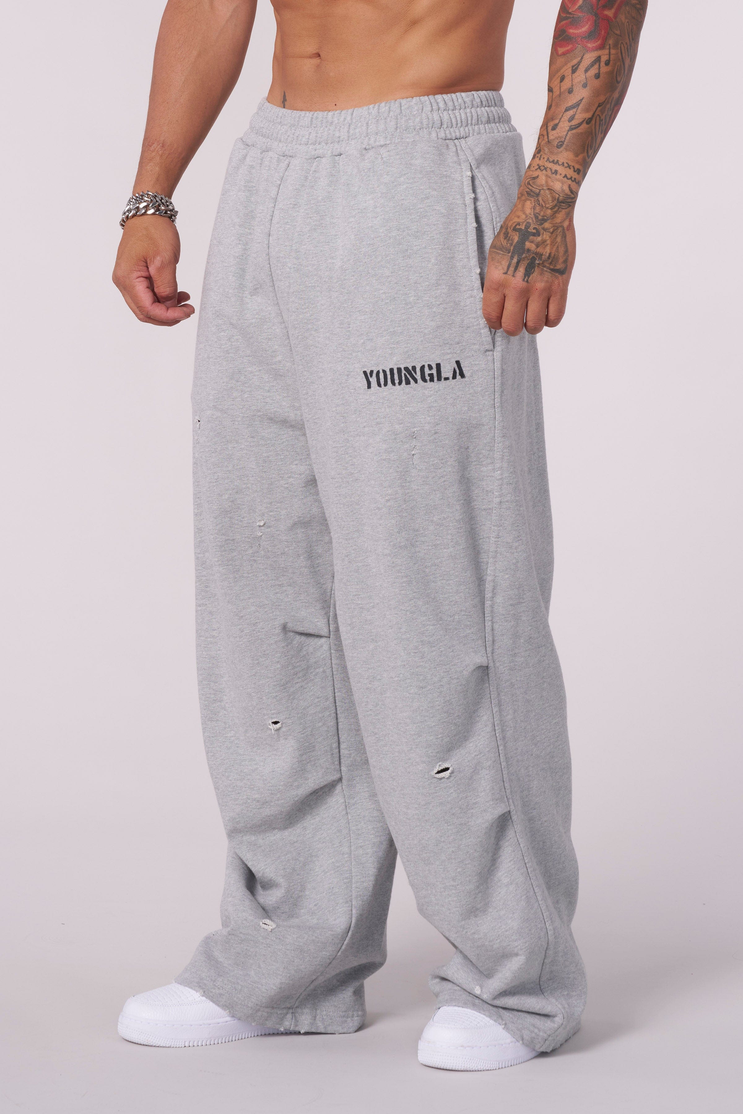 YoungLA 2018 - Baggy Ass Sweats Heather Grey