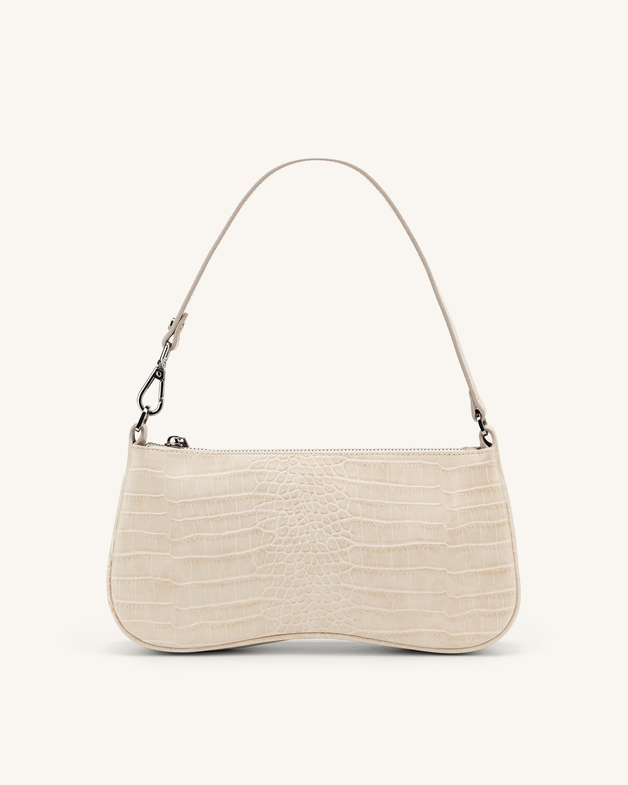 Jw Pei Eva Shoulder Handbag Ivory Croc