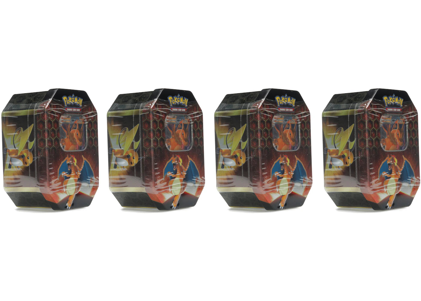 Pokemon Tcg Hidden Fates Charizard Tin 4X Lot