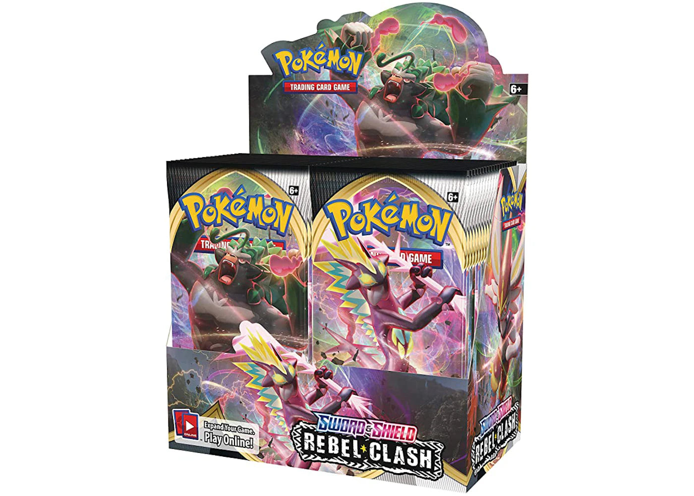 2020 Pokemon Sword And Shield Rebel Clash Booster Box