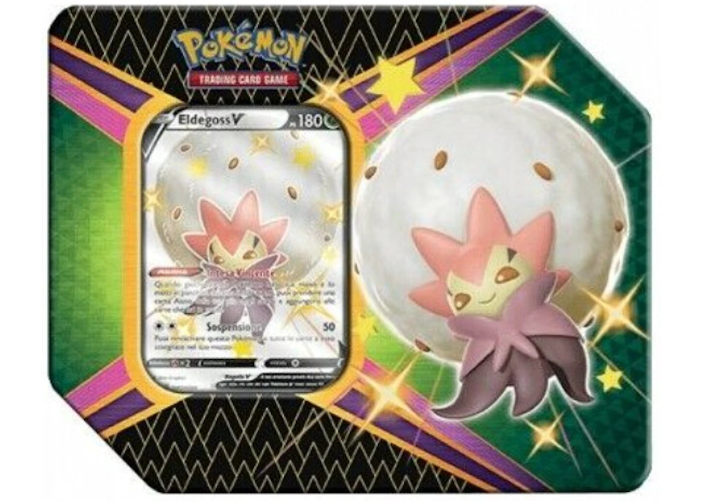 Pokemon Gcc Spada E Scudo Destino Splendente Eldegoss-V Tin (Ita)
