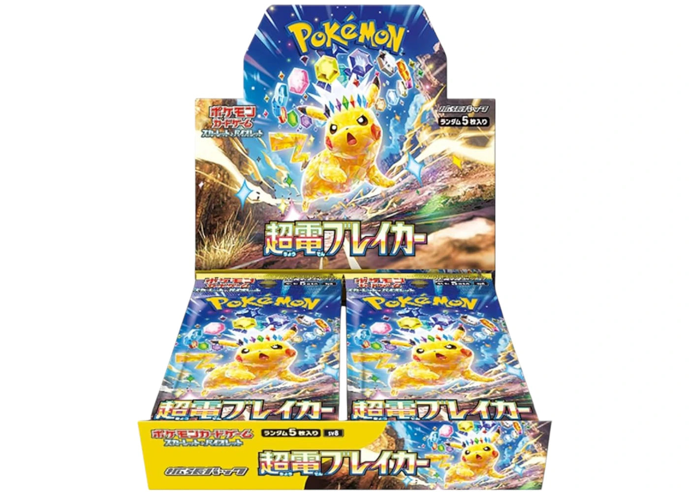 2024 Pokemon Scarlet & Violet Super Electric Breaker (Japanese) Expansion Pack Sv8 Booster Box