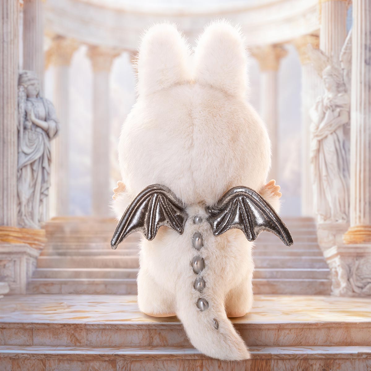 Pop Mart The Monsters Angel in Clouds Vinyl Plush Doll ZIMOMO | Tote Bag Included