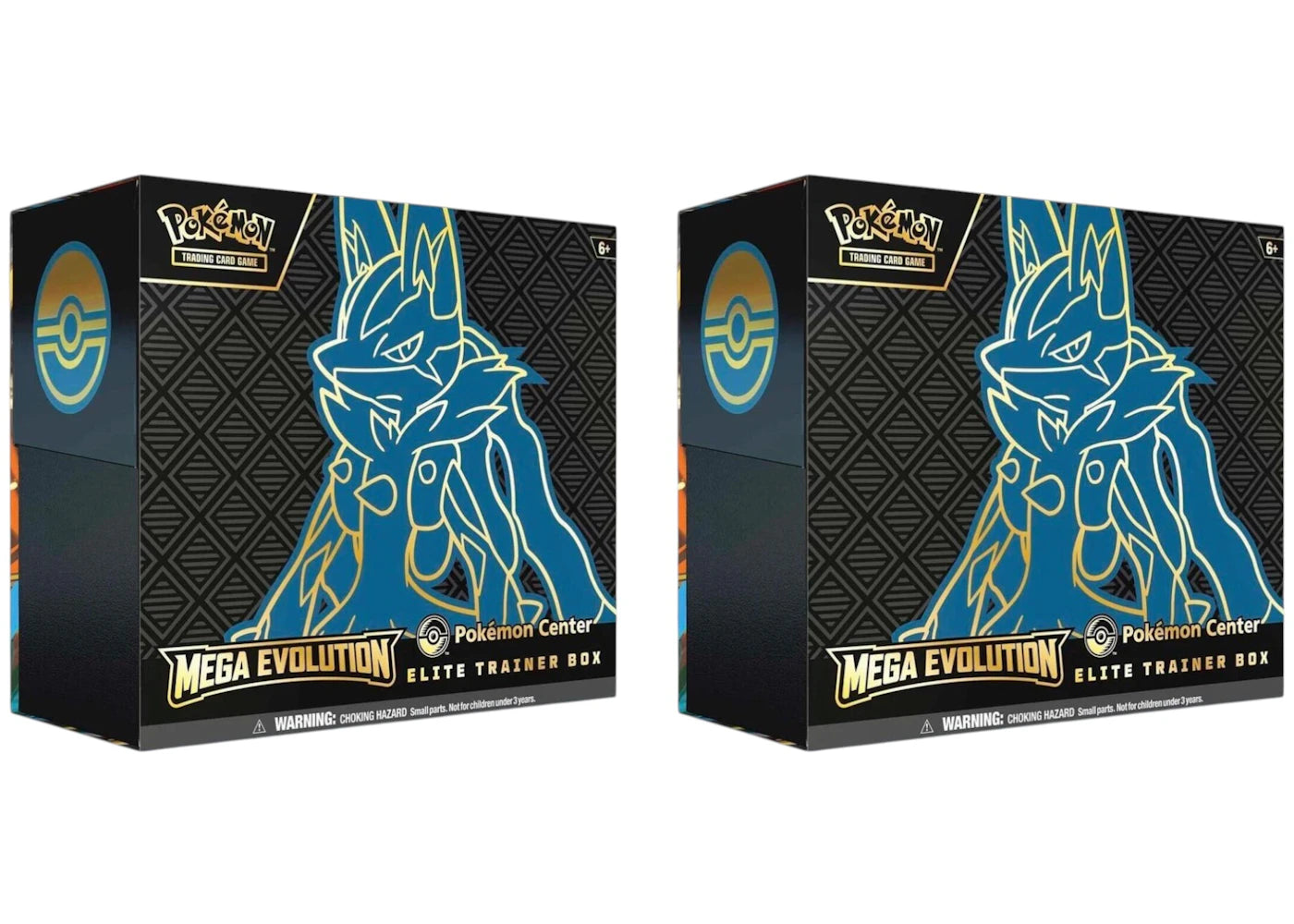 2025 Pokemon Mega Evolution Mega Lucario Elite Trainer Box (Pokemon Center) 2X Lot