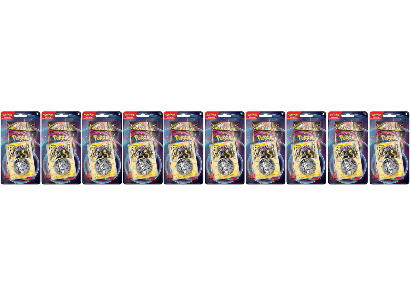 2025 Pokemon Mega Evolution Raikou 2 Booster Blister Pack 10X Lot