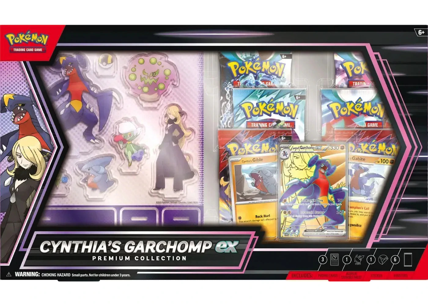 2025 Pokemon Scarlet & Violet Cynthia'S Garchomp Ex Premium Collection Box
