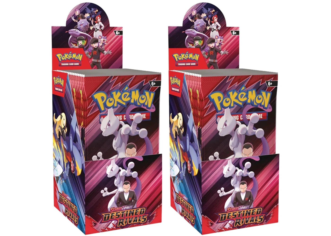 2025 Pokemon Scarlet & Violet Destined Rivals Half Booster Box 2X Lot