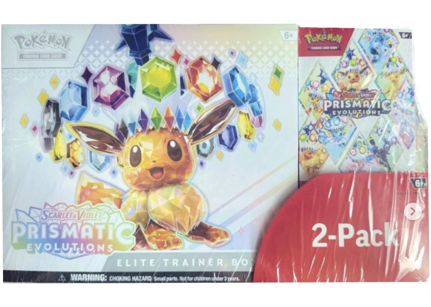 2025 Pokemon Scarlet & Violet Pristmatic Evolutions Elite Trainer Box –  Kicks Machine