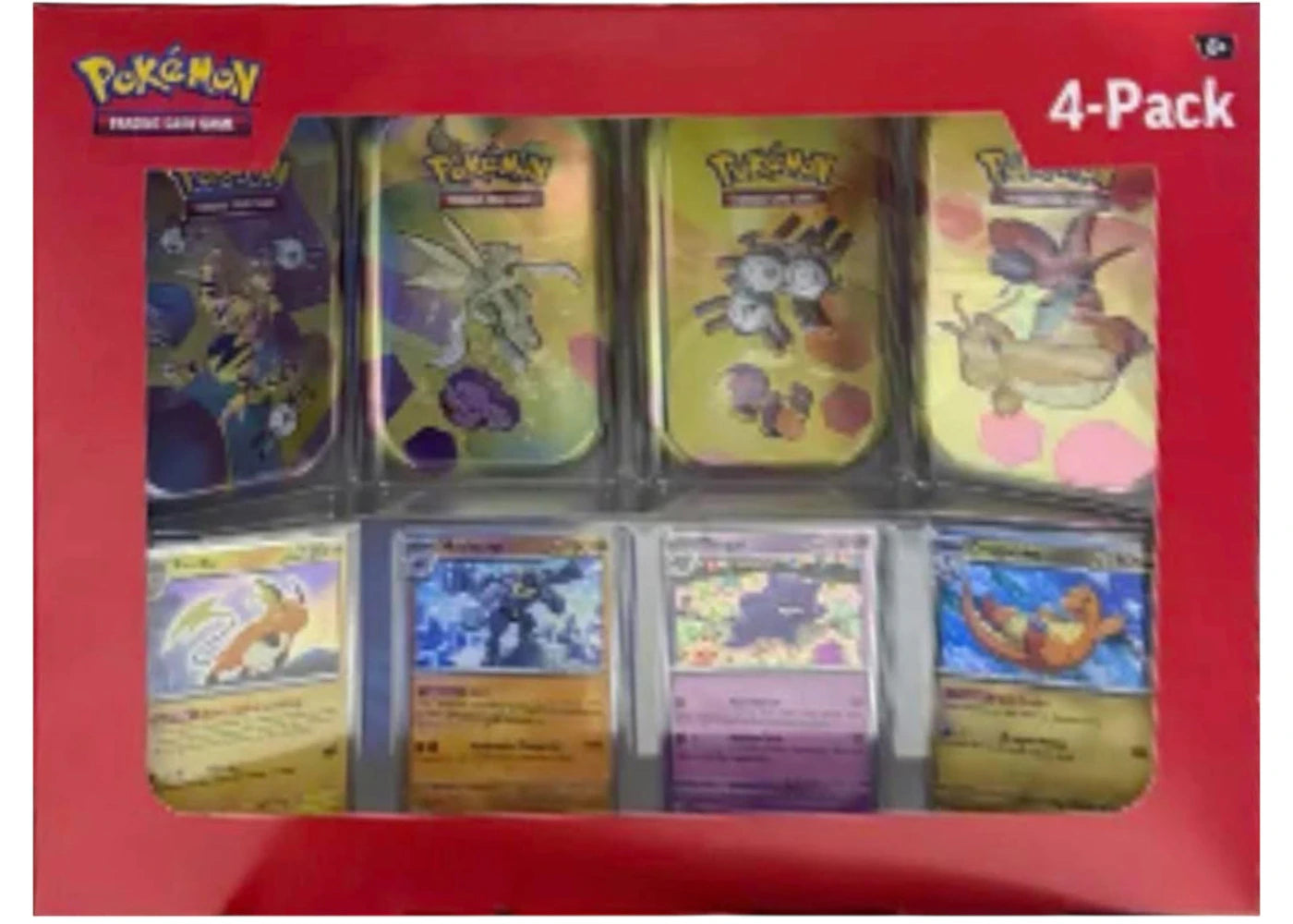 2025 Pokemon Scarlet And Violet 151 151 Mini Tin 4-Pack (Sam'S Club Exclusive, Tin Art May Vary)