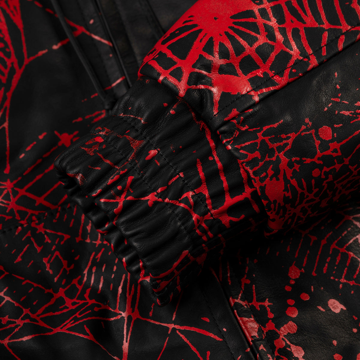 Sp5der V2 WEB Leather Jacket