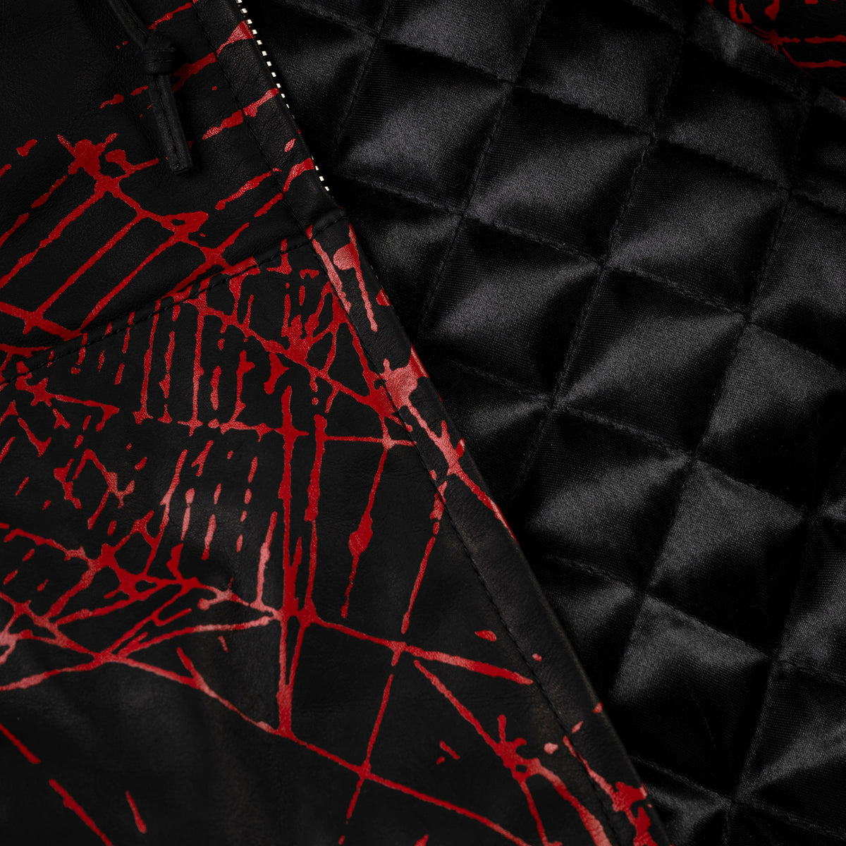 Sp5der V2 WEB Leather Jacket