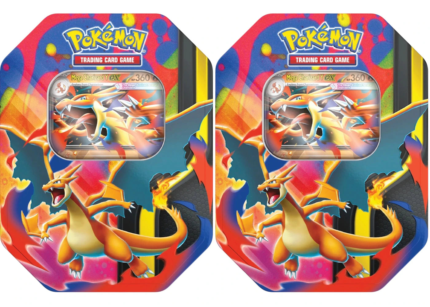 2026 Pokemon Mega Charizard Y Ex Tin 2X Lot