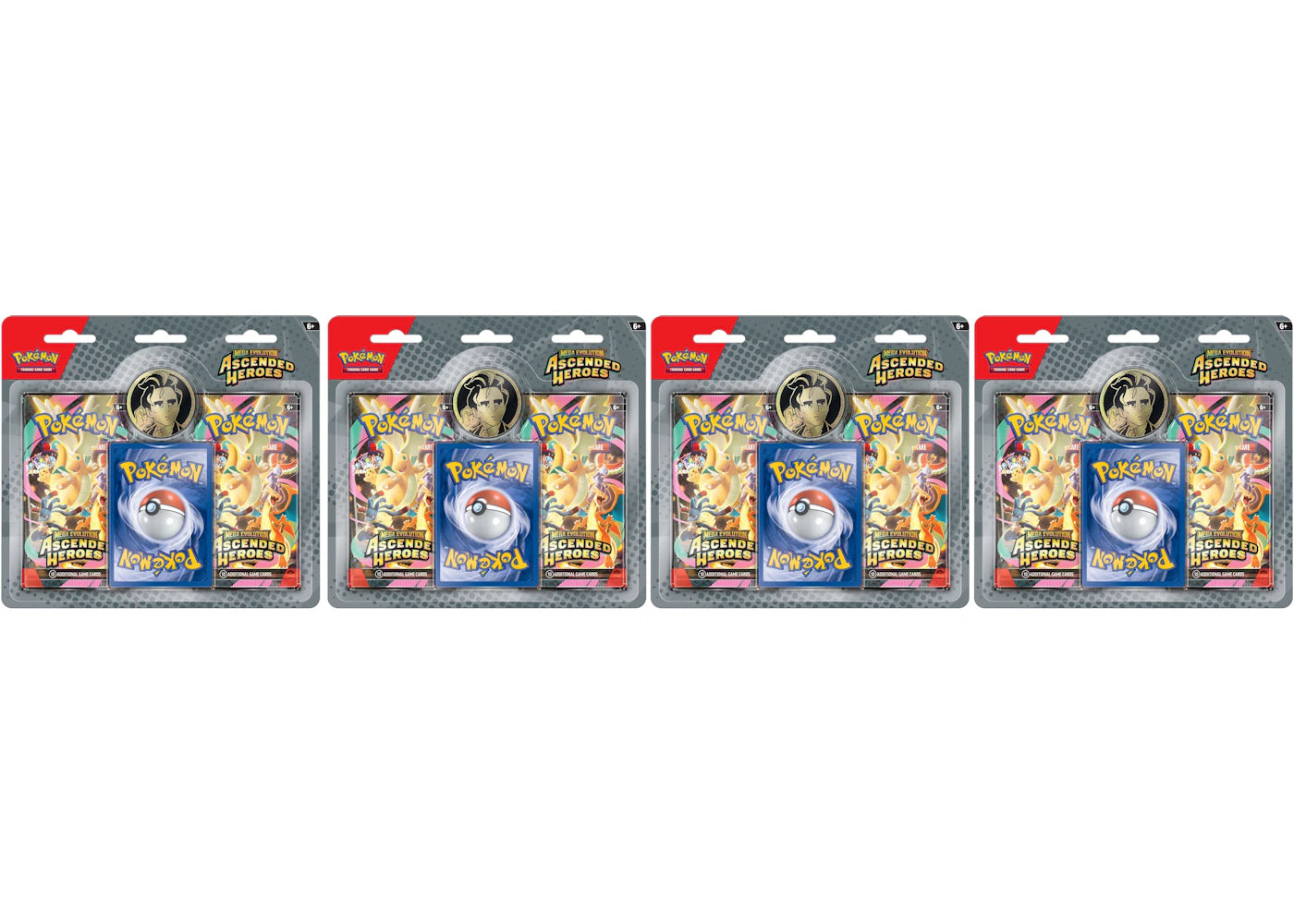 2026 Pokemon Mega Evolution Ascended Heroes 2-Pack Blister (Random Promo) 4X Lot