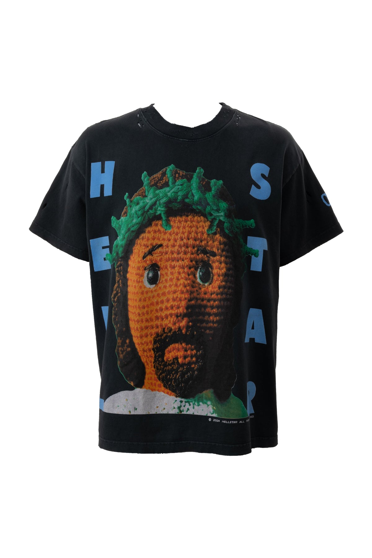 Hellstar Crochet Jesus T-Shirt