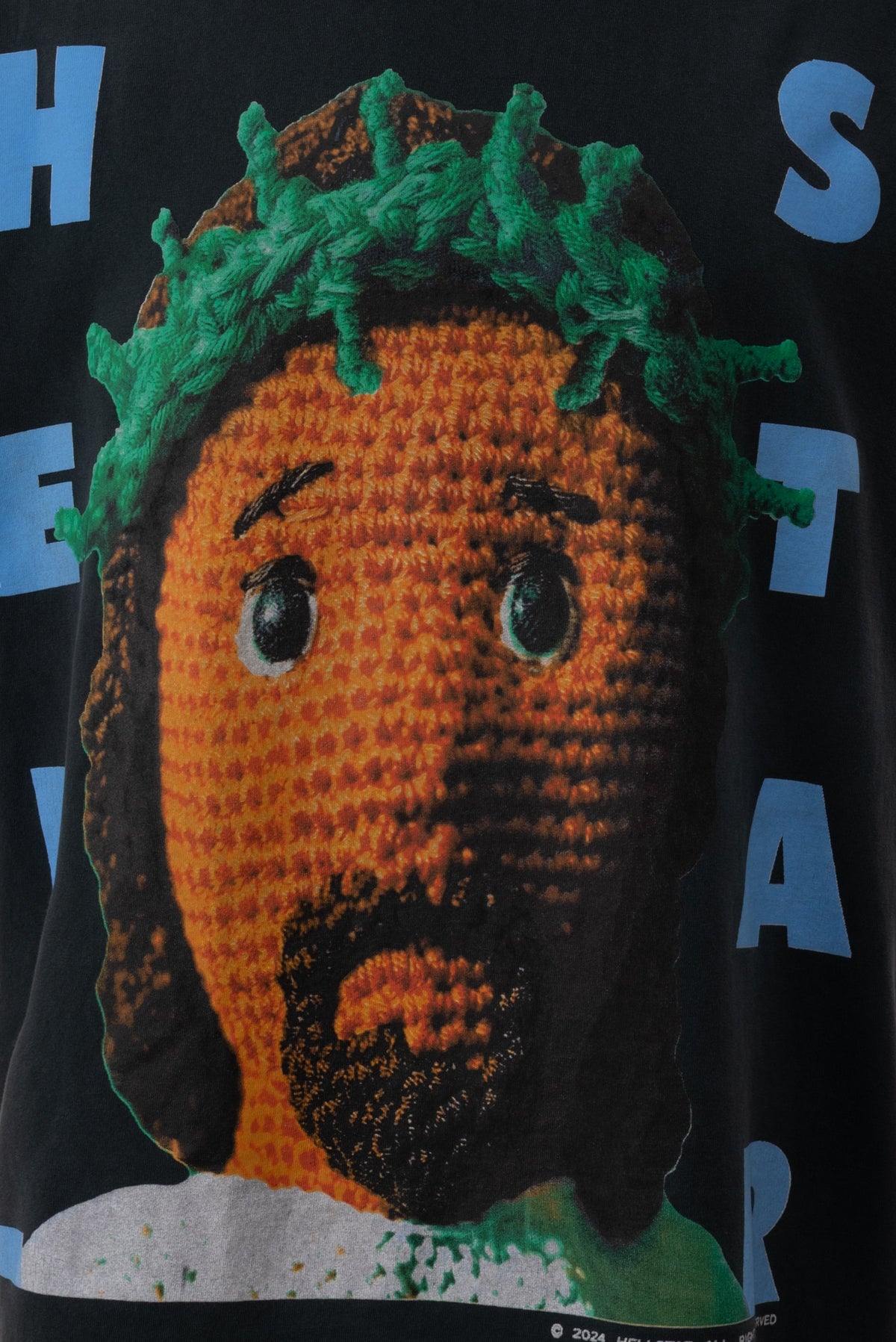 Hellstar Crochet Jesus T-Shirt