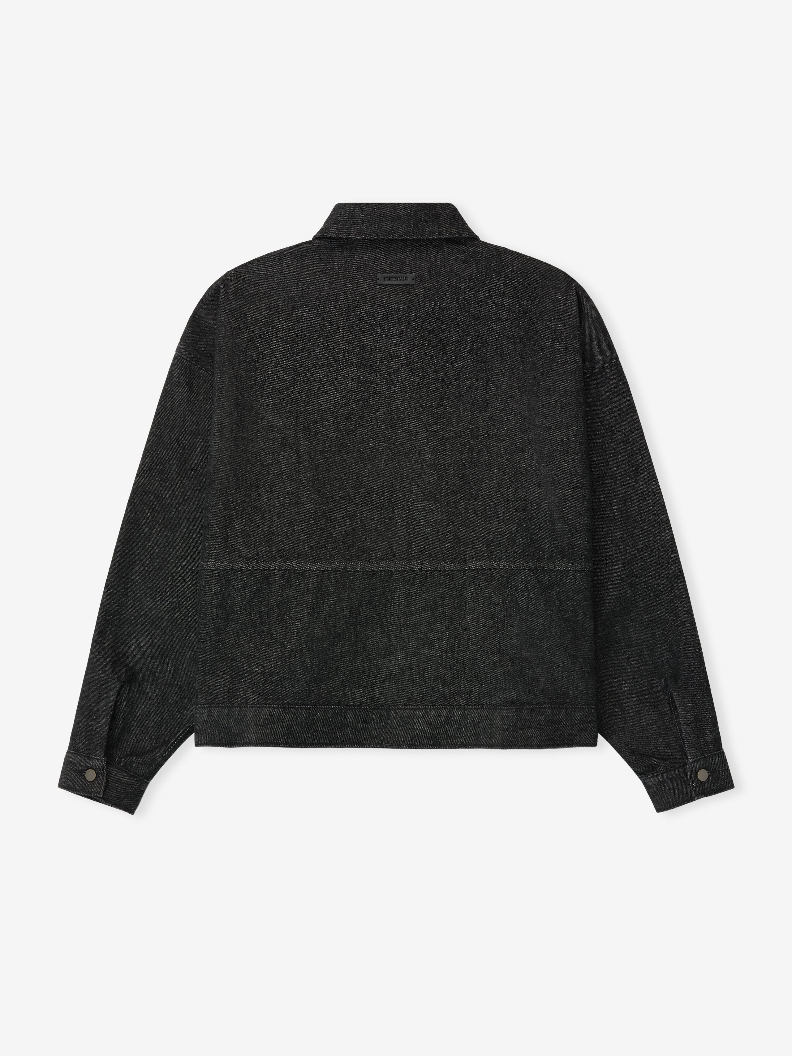 Essentials Denim Work Jacket Vintage Black