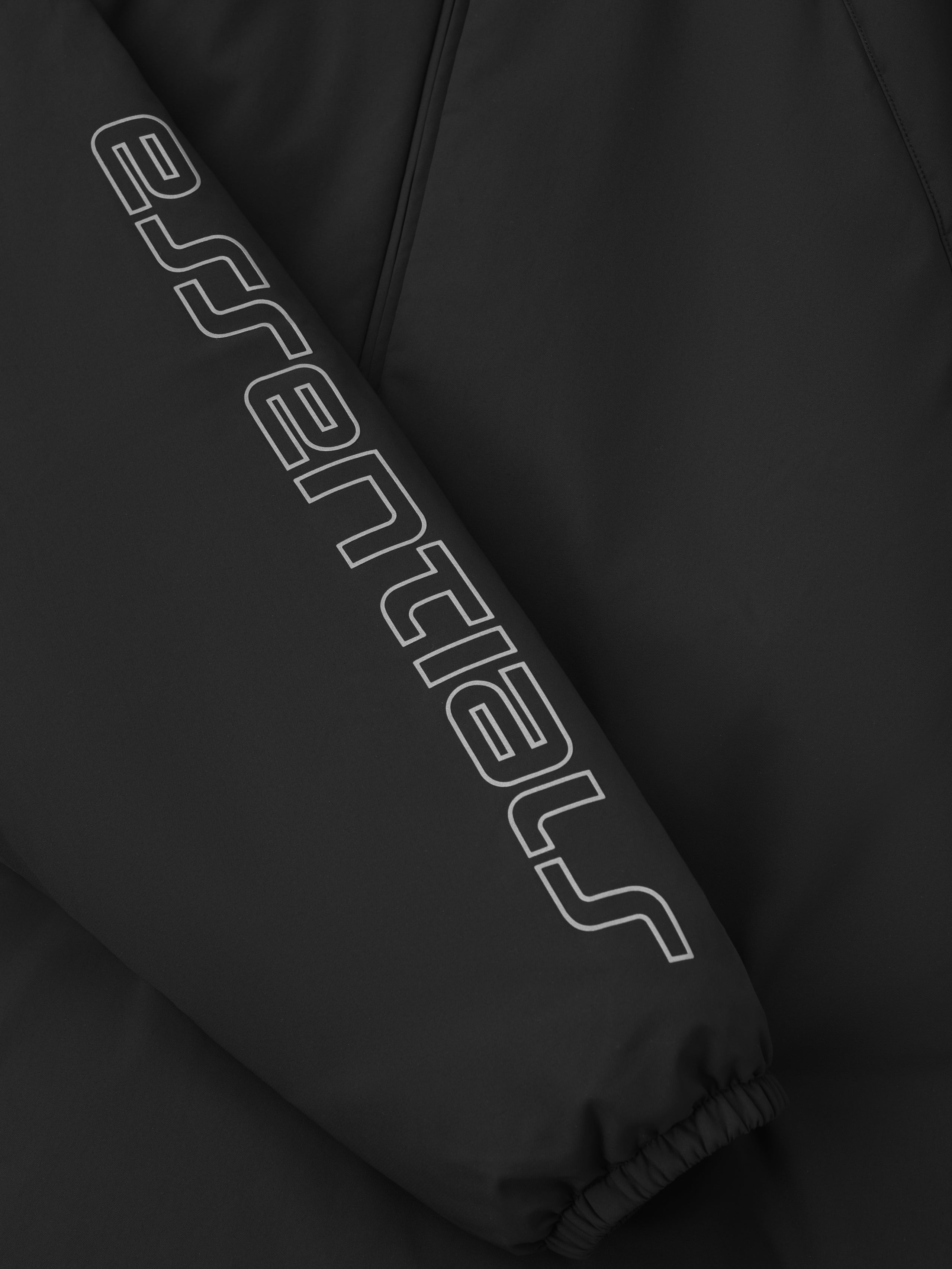 Essentials Tech Nylon Half Zip Anorak Vintage Black