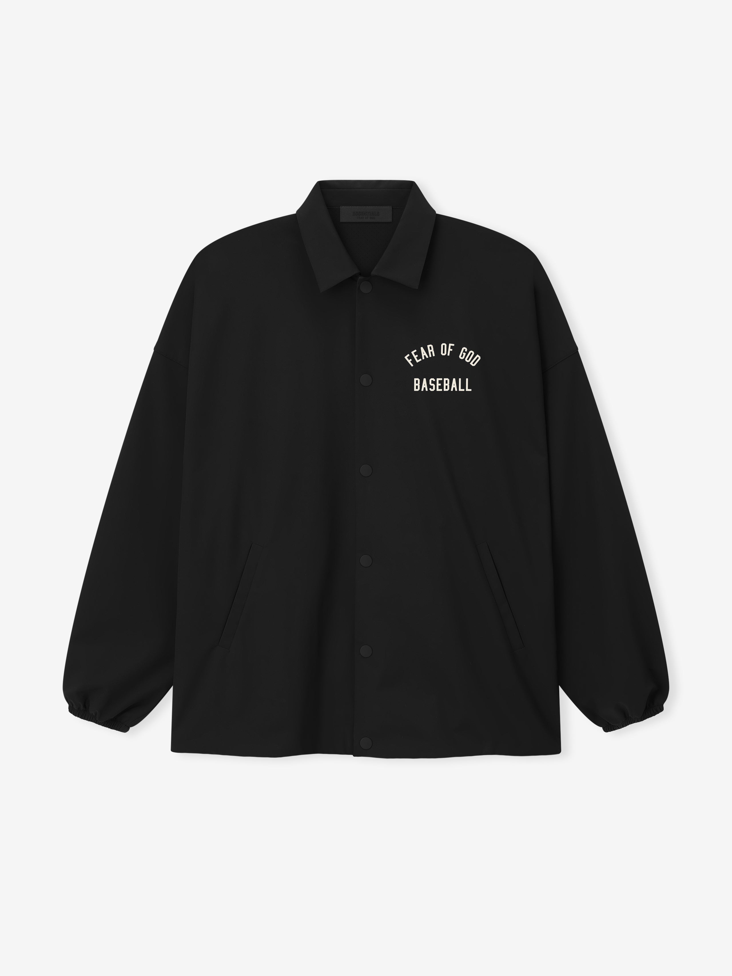Essentials Mlb Coaches Jacket Black