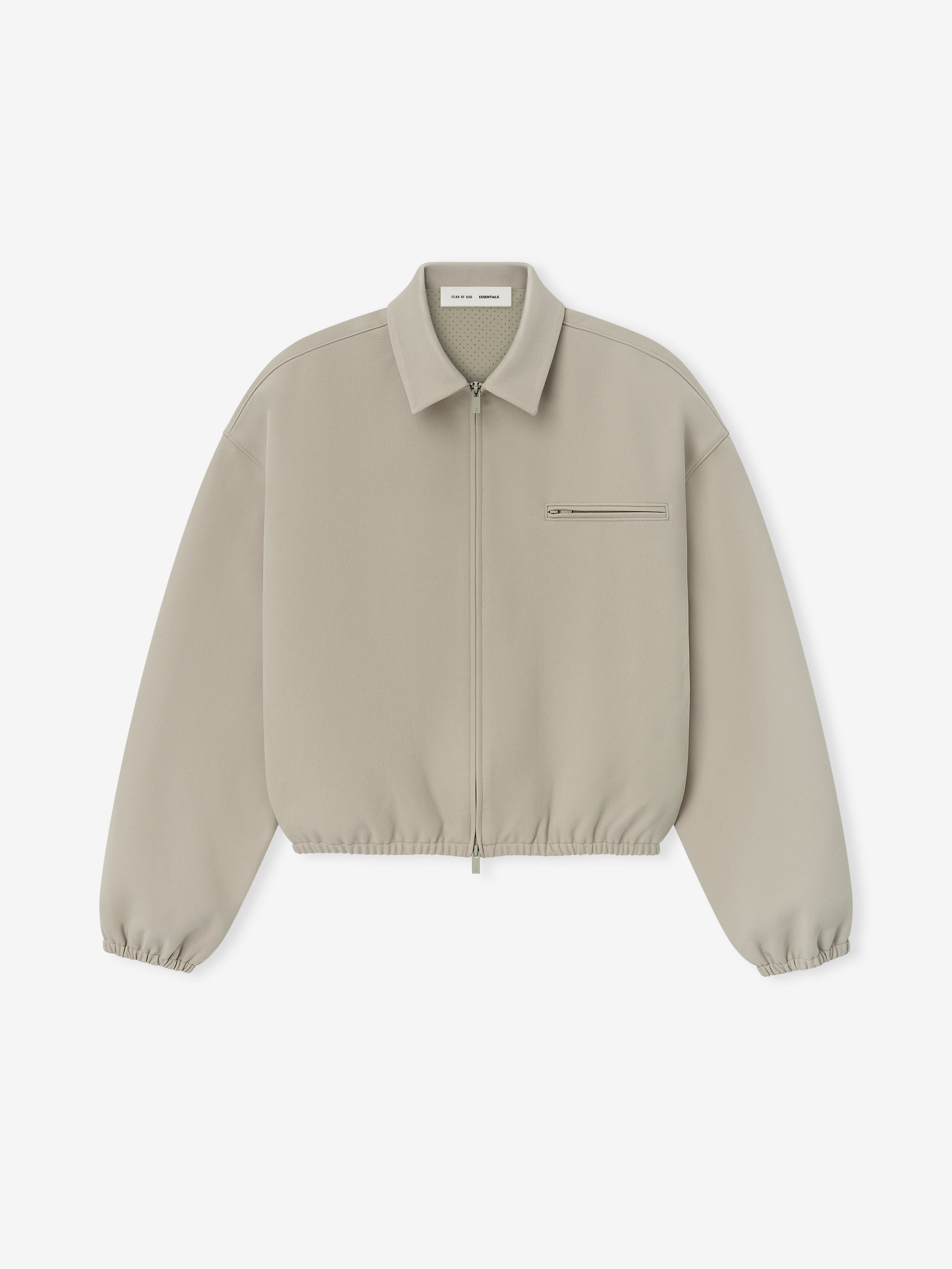 Essentials Bonded Canvas Jacket Timber