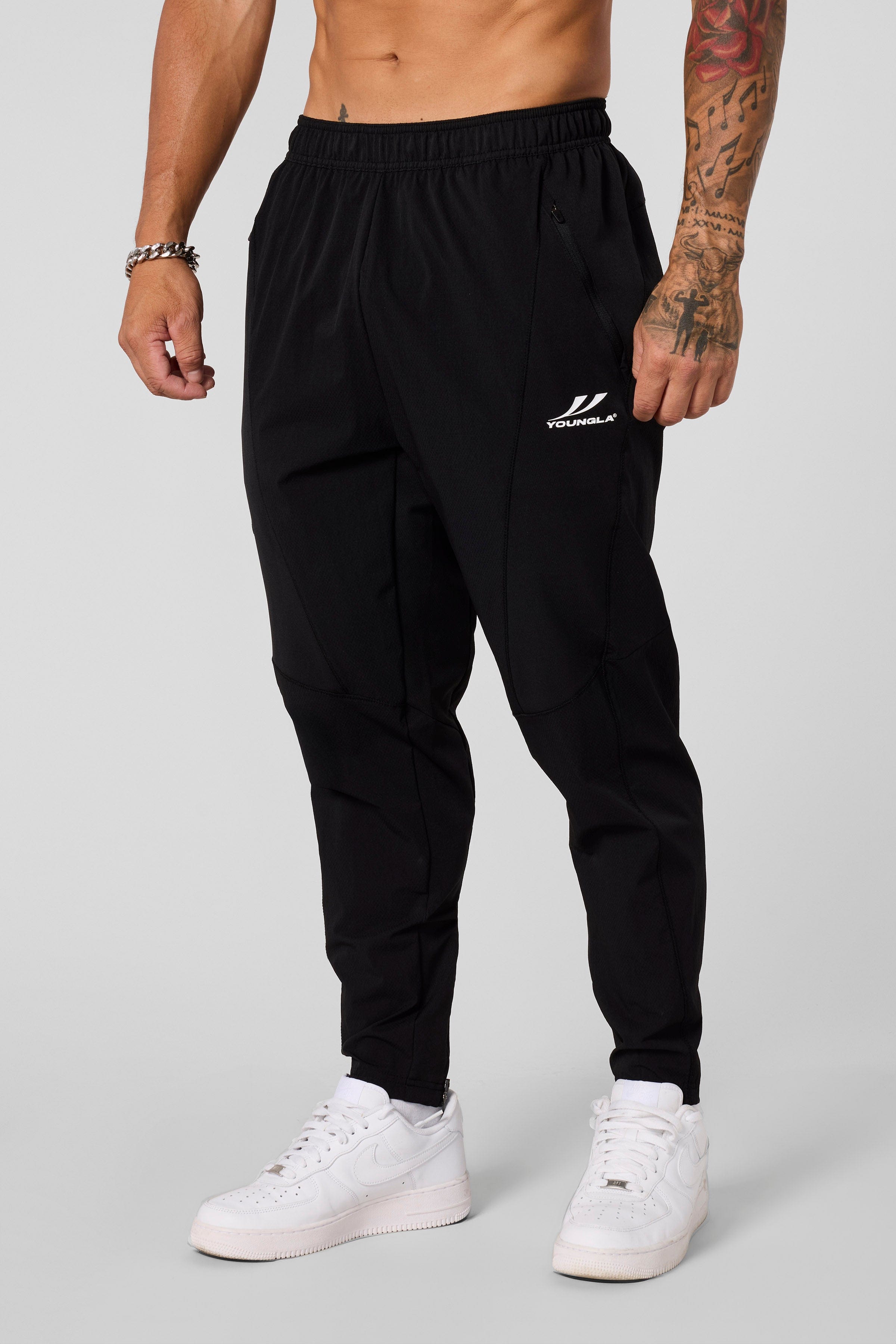 YoungLA 2031 - Tapered Workout Joggers Black