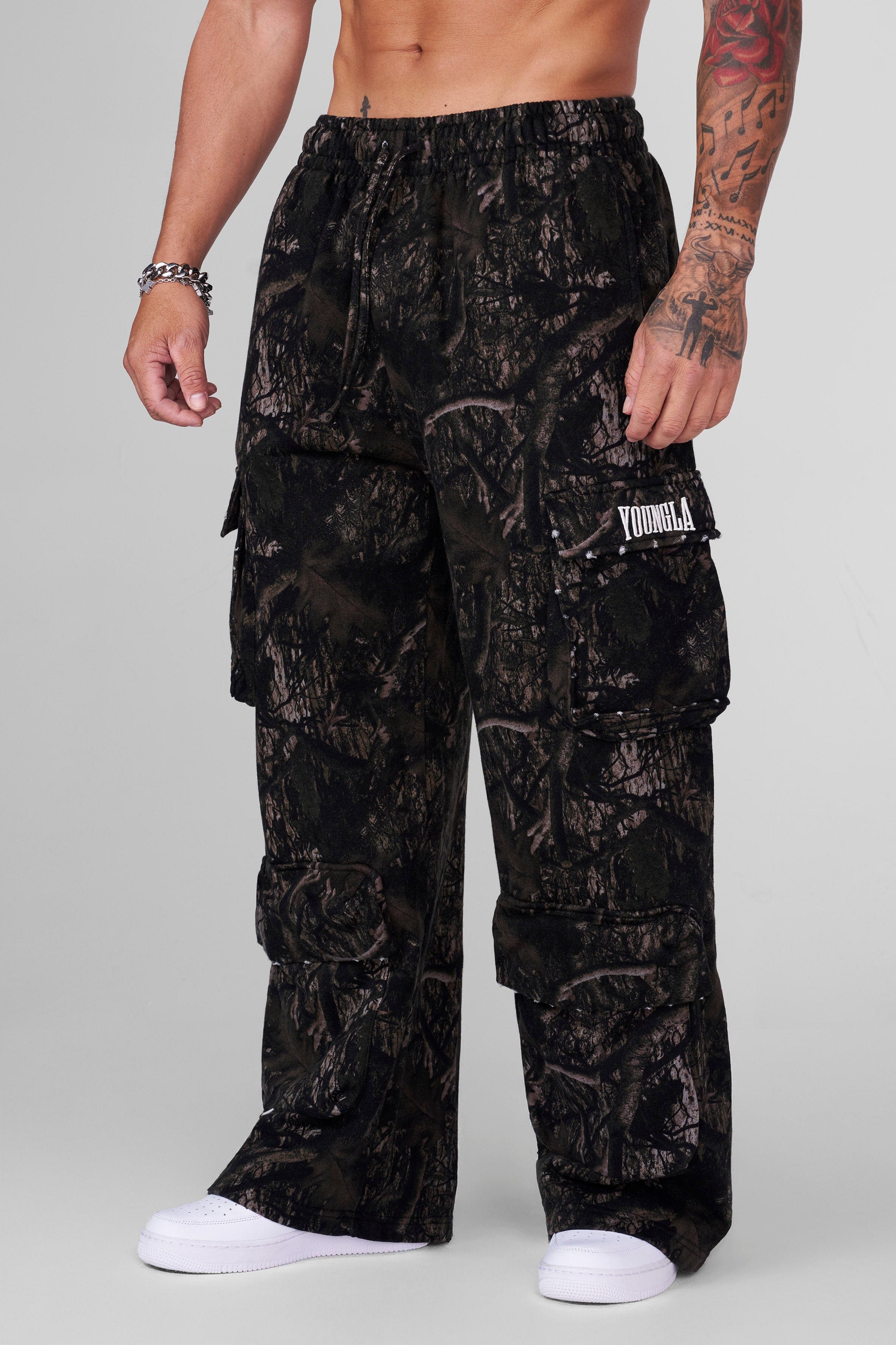 YoungLA 2033 - Heritage Cargo Sweats Dark Tree Camo