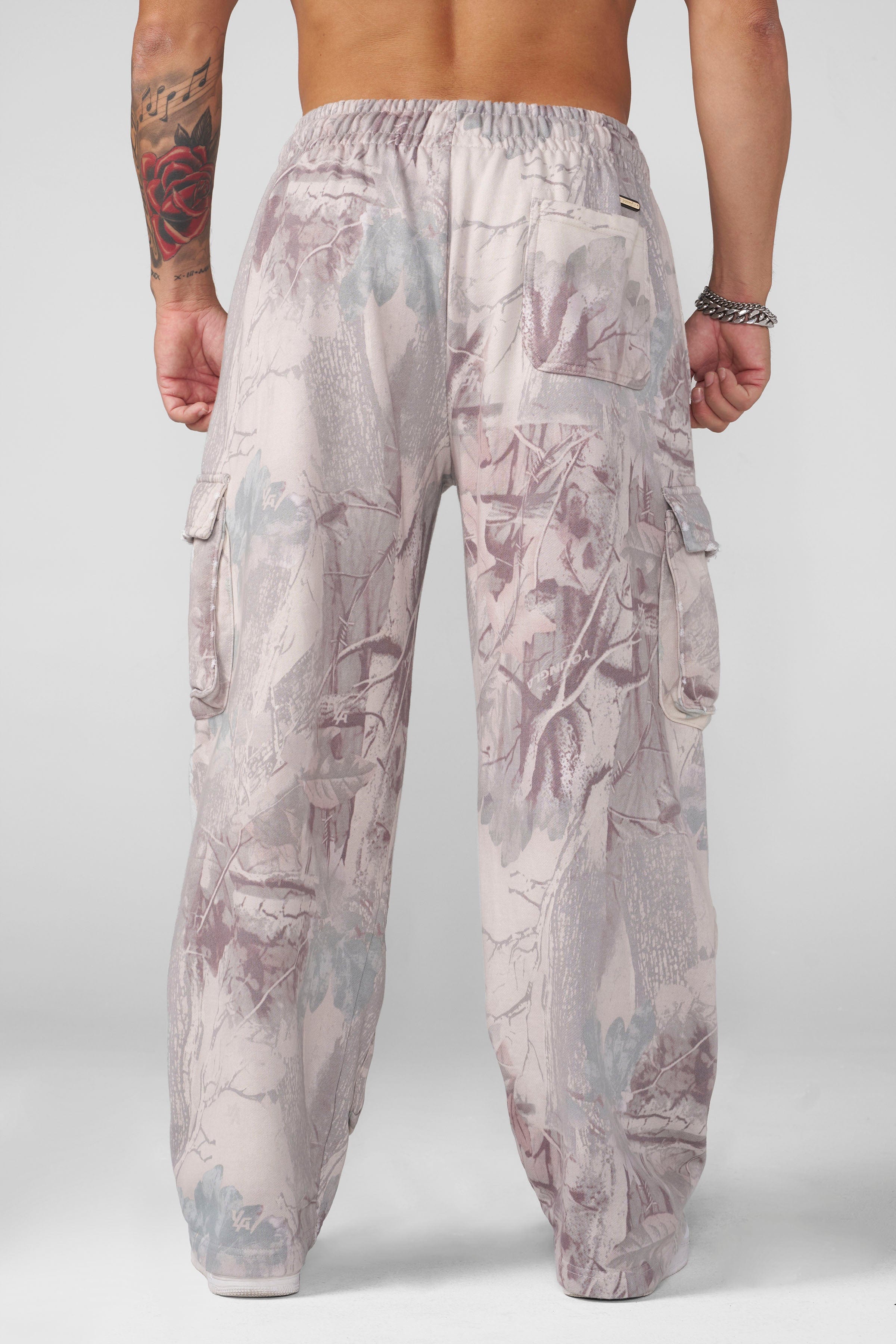 YoungLA 2033 - Heritage Camo Cargo Sweats Desert Tan Tree Camo