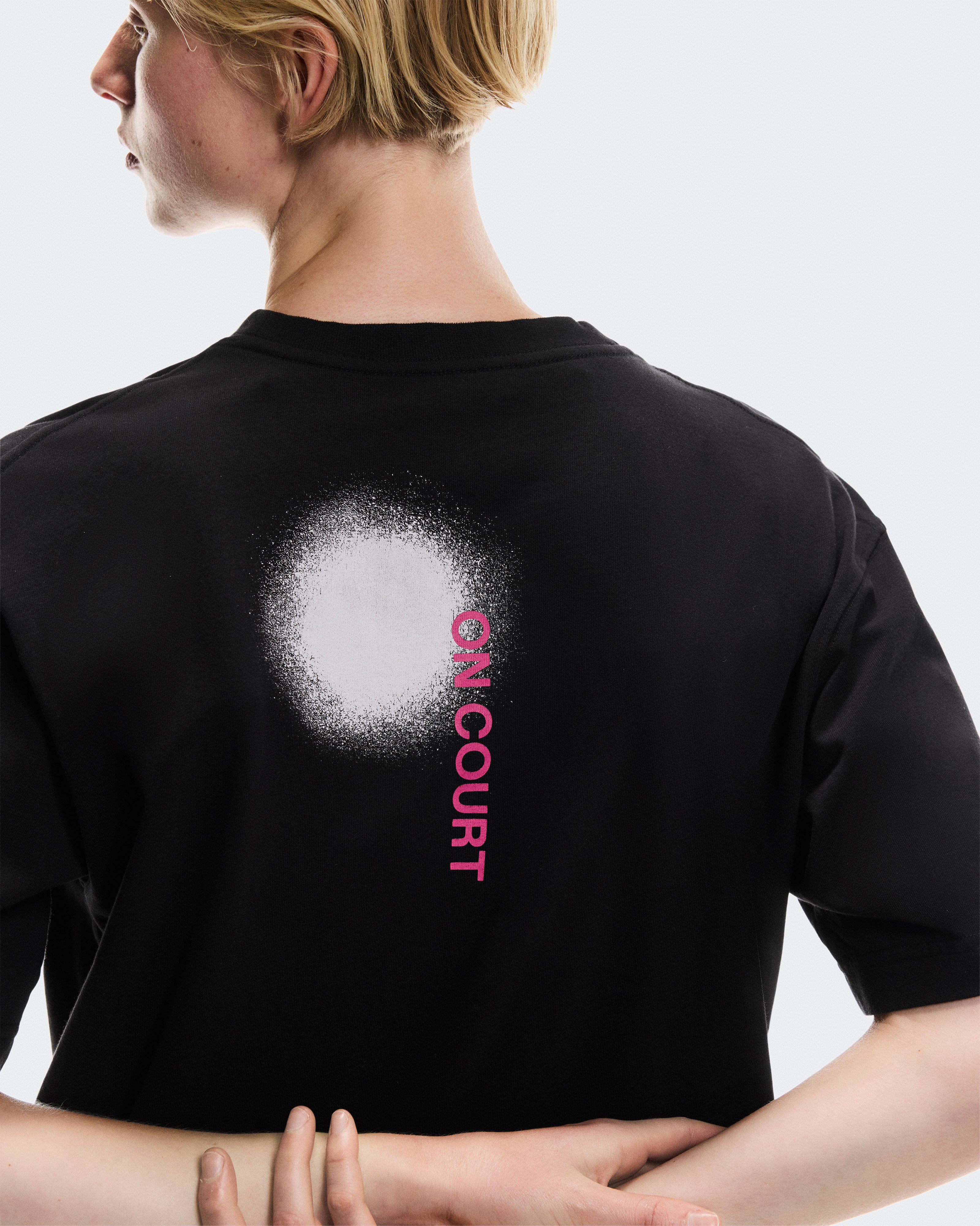 On Club-T Smash Black | Orchid (Women'S)