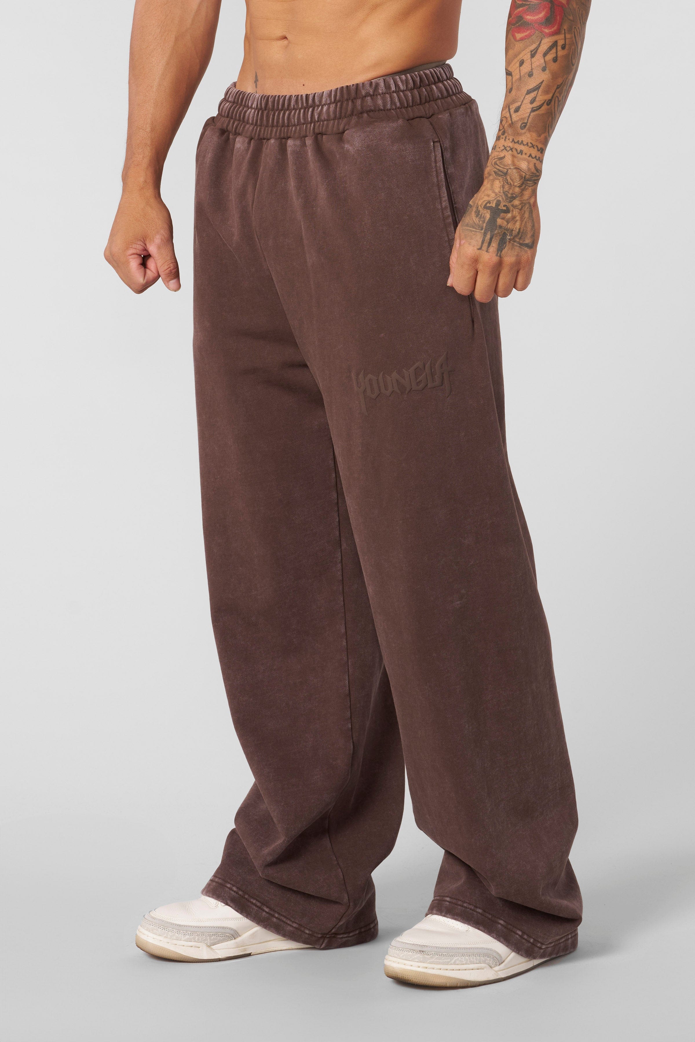 YoungLA 2041 - The Midnight Collection - Joggers Brown Wash