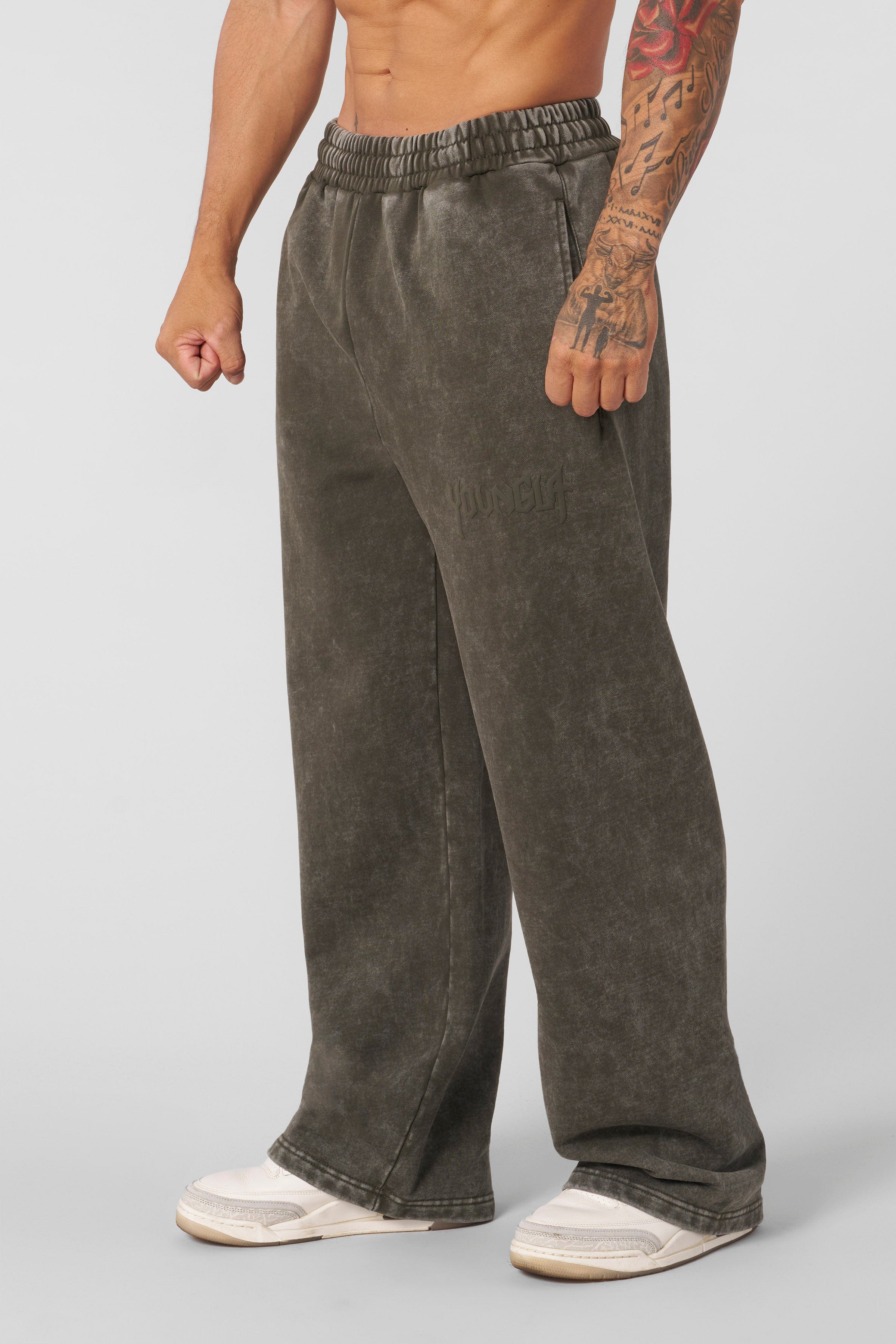 YoungLA 2041 - The Midnight Collection - Joggers Hunter Green Wash