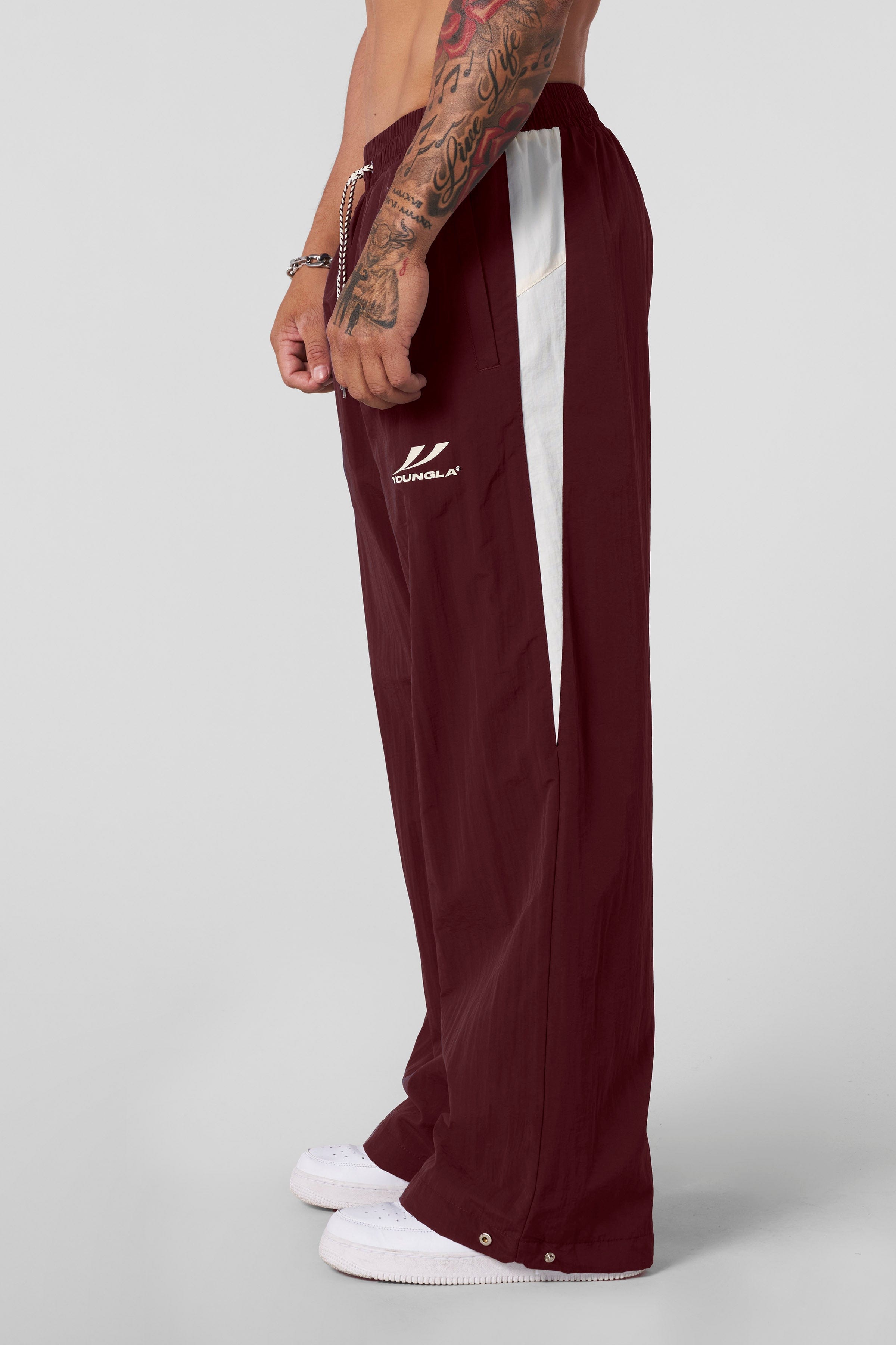 YoungLA 2042 - Encore Track Pants Burgundy