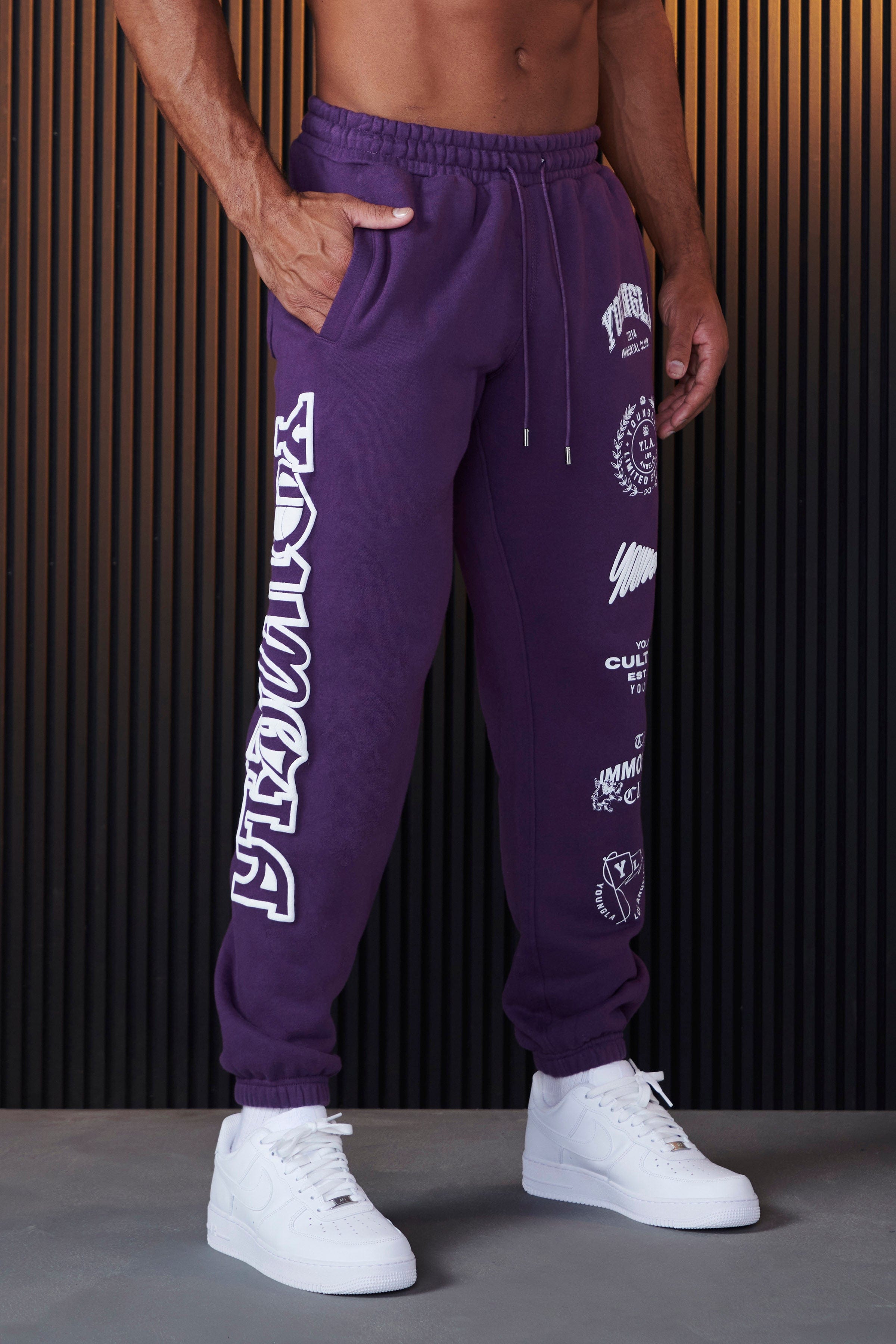 YoungLA 204 - Immortal Killer Joggers Purple