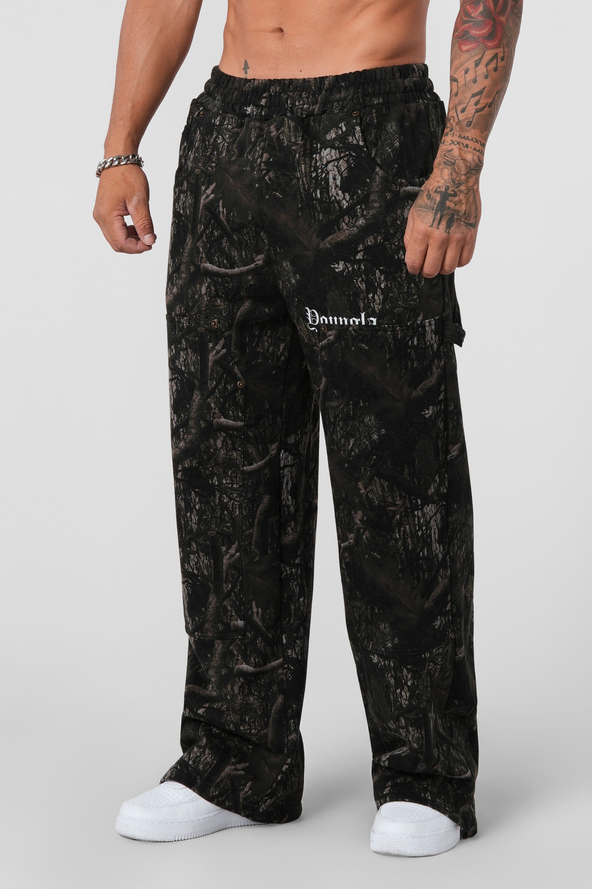 YoungLA 2055 - Carpenter Sweats Dark Tree Camo